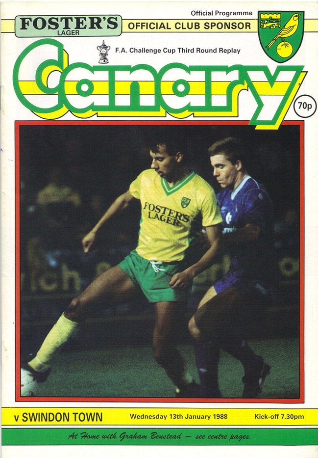 <b>Wednesday, January 13, 1988</b><br />vs. Norwich City (Away)